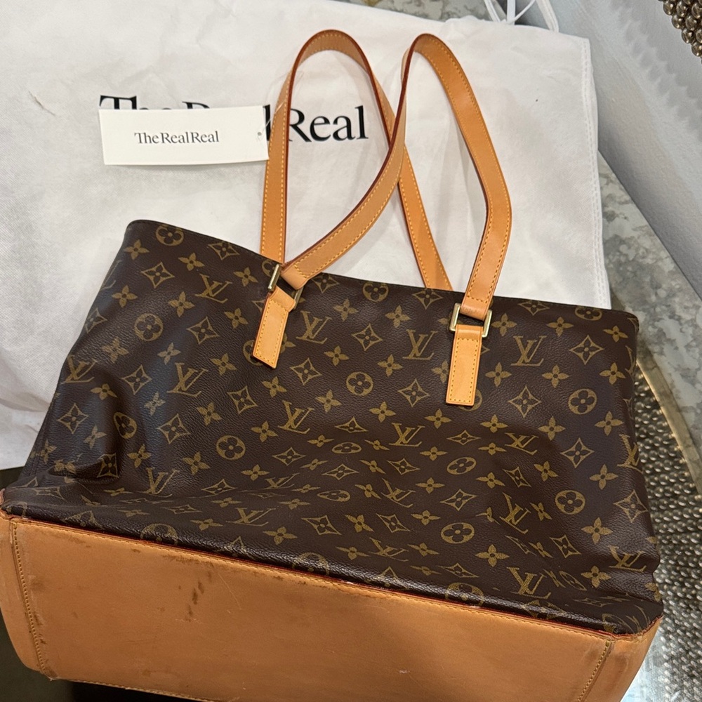 Louis Vuitton Brown Monogram Cabas Tote Bag